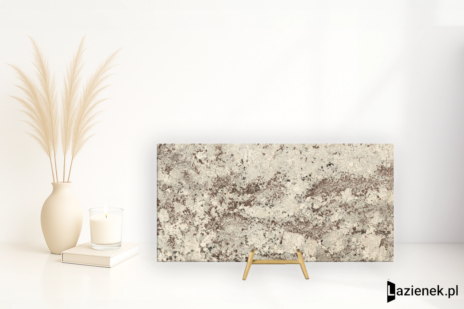 Graniti Fiandre Marmi Maximum Alaska White półpolerowana 150x300 cm gr. 6 mm - płytka rektyfikowana / MGH28561530